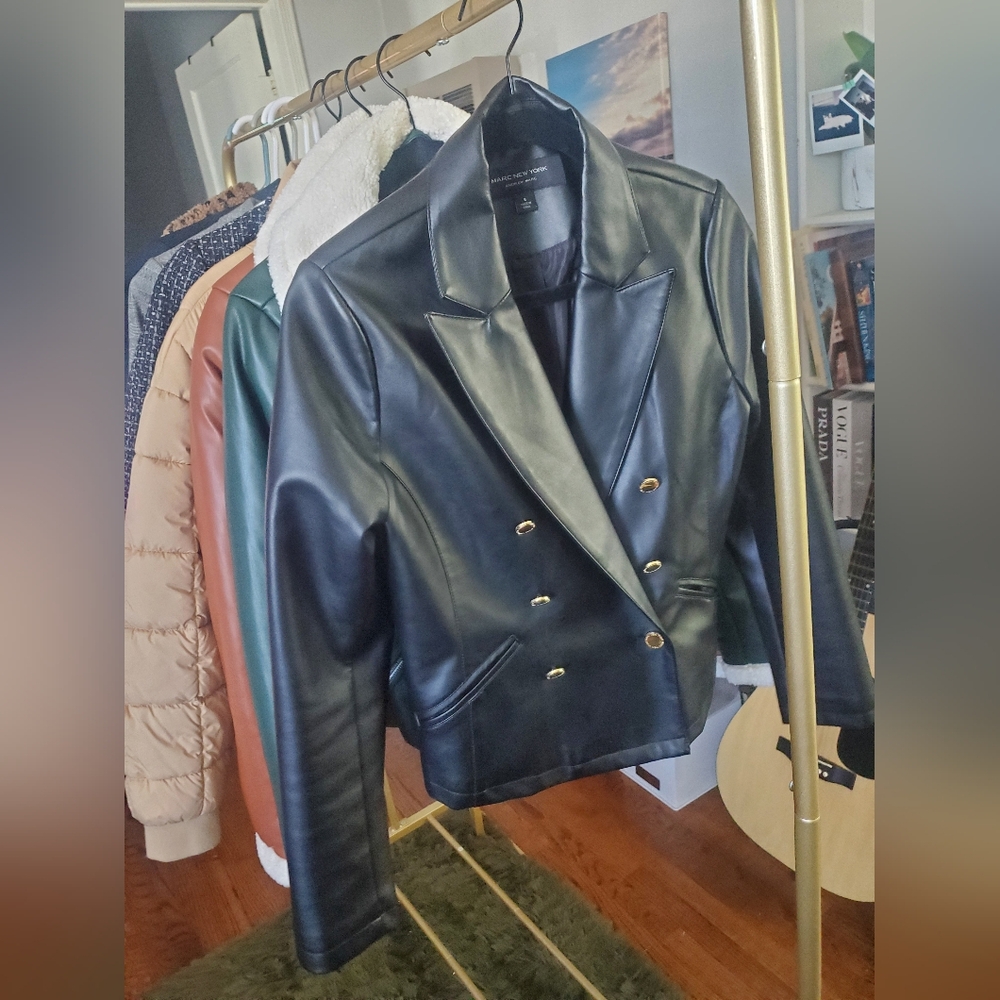Marc New York Black Leather Jacket